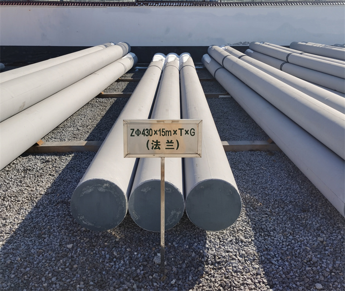 广陵430×15米×T×G砼电力电杆